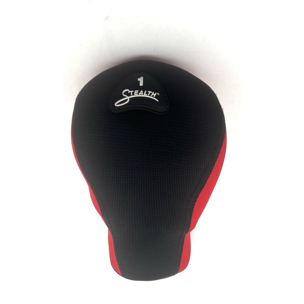 Stealth Black&Red Driver Head Cover